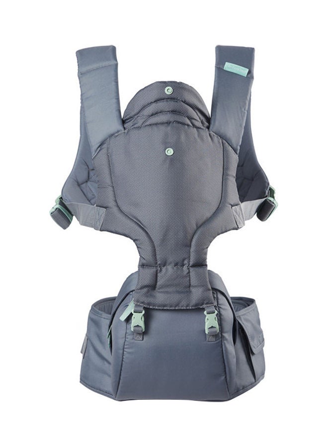 Hip Rider Plus 5-in-1 Hip Seat Carrier for Infants And Toddlers Capacity- 5.5 Kg to 20.4 Kg - Grey