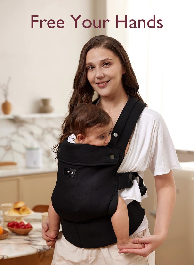 Hands-Free, Ergonomic, Cozy And Lightweight Baby Carrier, Newborn To Toddler, 7 - 44 Lbs