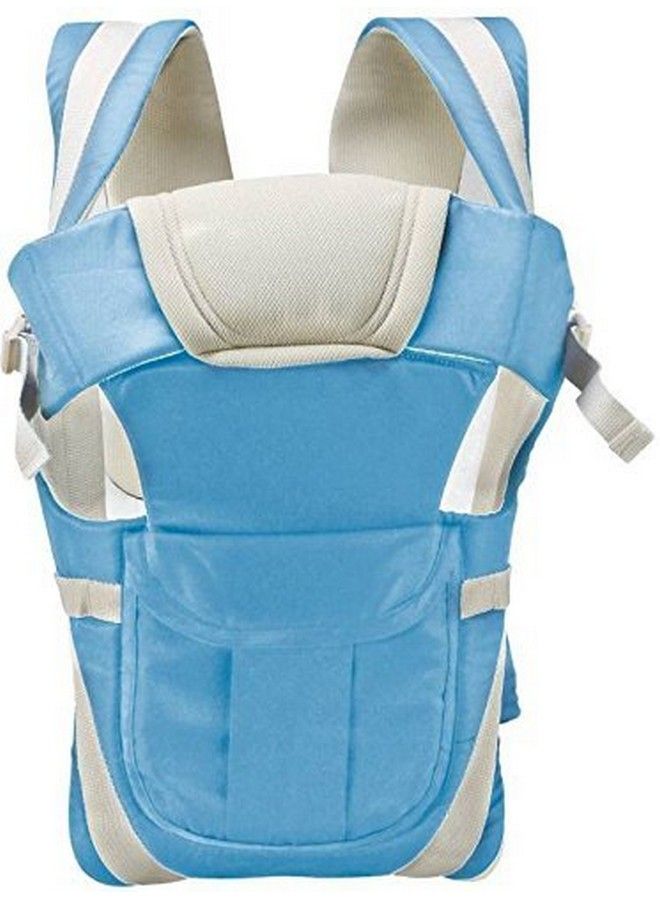 Baby Carrier Bag With Waist Belt And Head Support For 0 24 Months Baby (Sky Blue)