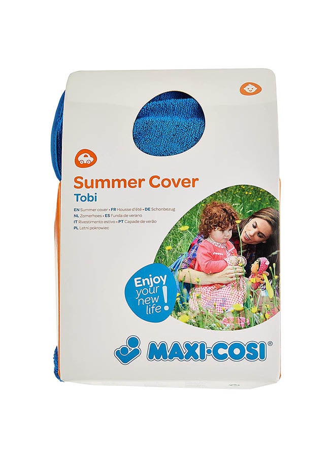 Summer Cover for Tobi Car Seat - Blue