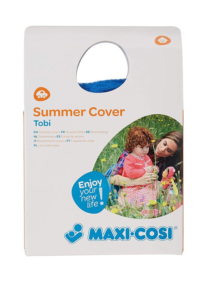 Summer Cover for Tobi Car Seat - Blue