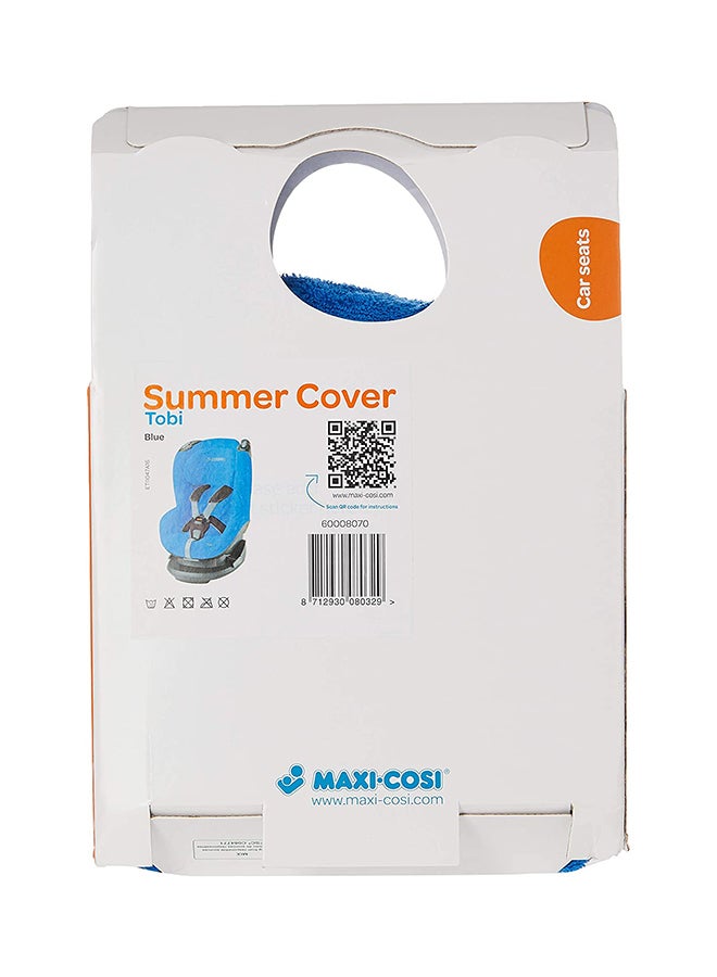 Summer Cover for Tobi Car Seat - Blue