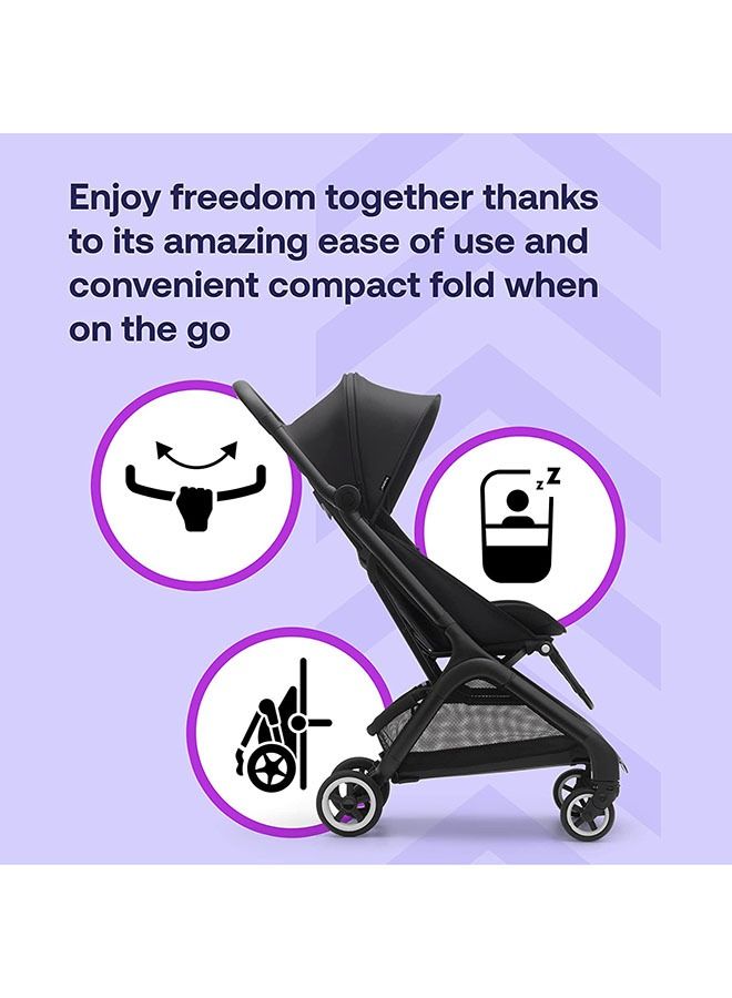 Butterfly Car Seat Adapter For Butterfly Pushchair, Easy, Safe And Intuitive Click And Go System, Black