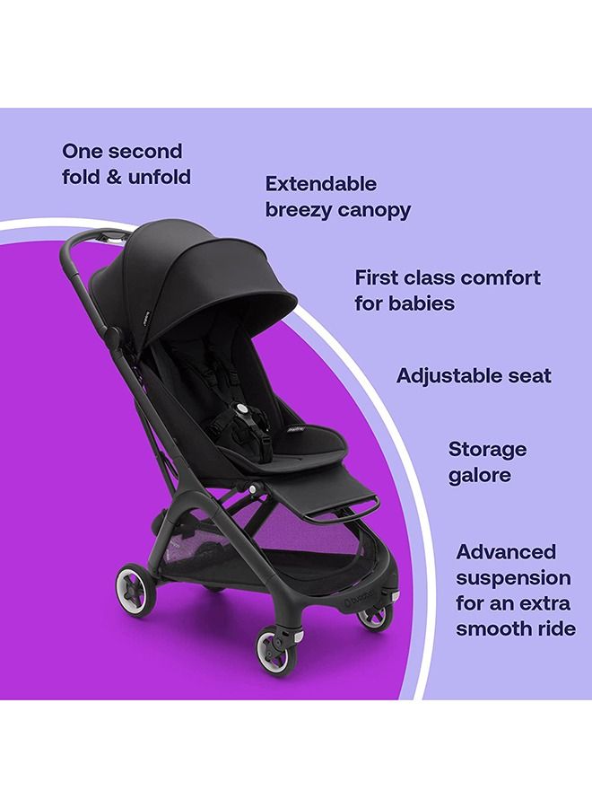 Butterfly Car Seat Adapter For Butterfly Pushchair, Easy, Safe And Intuitive Click And Go System, Black