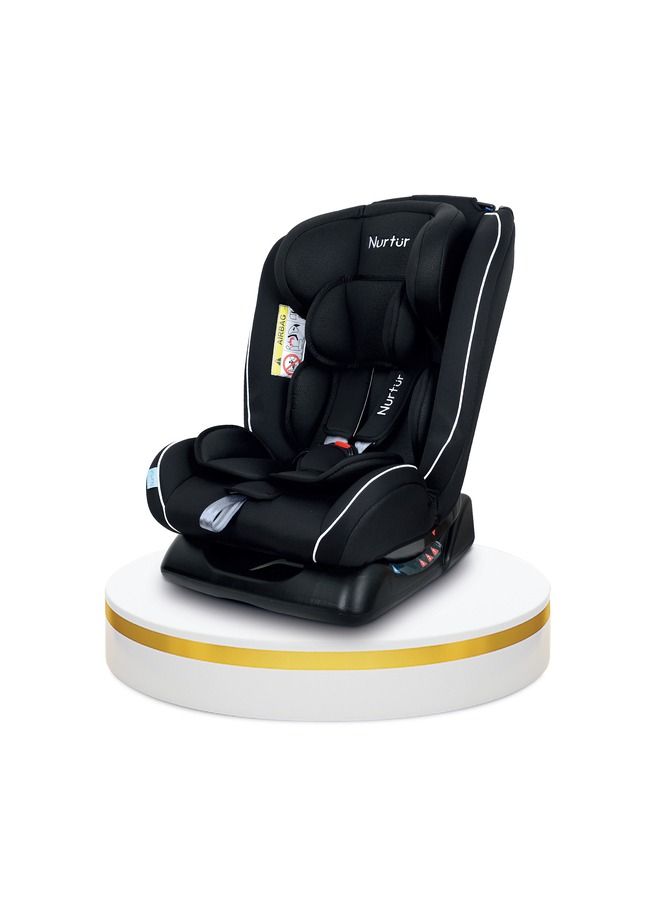 Otto BabyKids 4in1 Car Seat 4 Position Recline 5Point Safety Harness 10 Level Adjustable Headrest 0 months to 12 years Group 0123 Upto 36kg Official Product