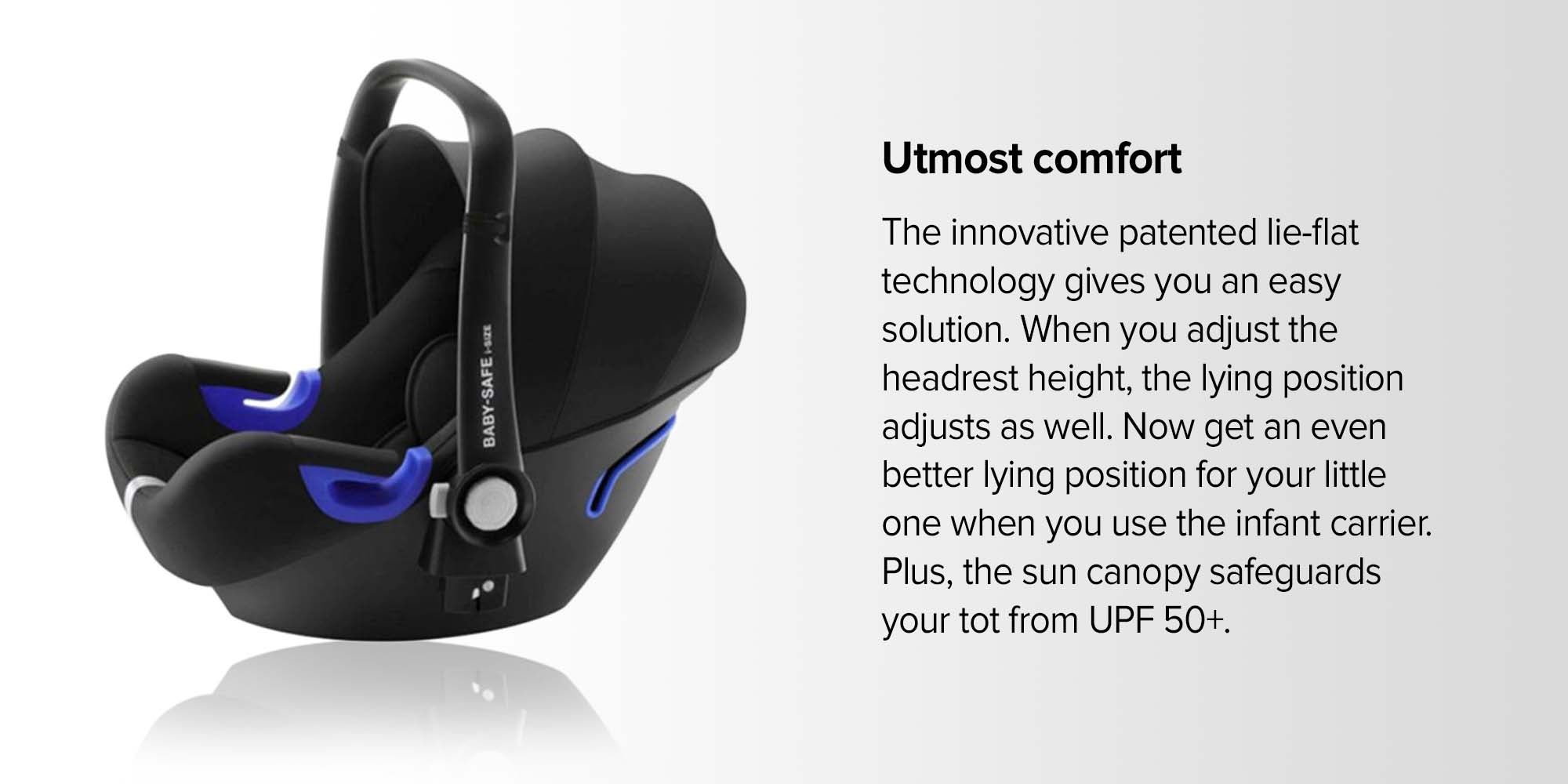 I-Size Br Baby Car Seat Group 1 - Cosmos Black