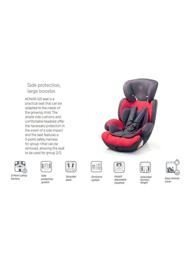 Otar Konar Car Seat - Grey/Red