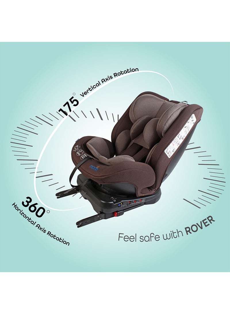 Rover -Baby/Infant Car seat Group:(0+,1,2,3) (0-12 years) 360° Rotate  - Brown