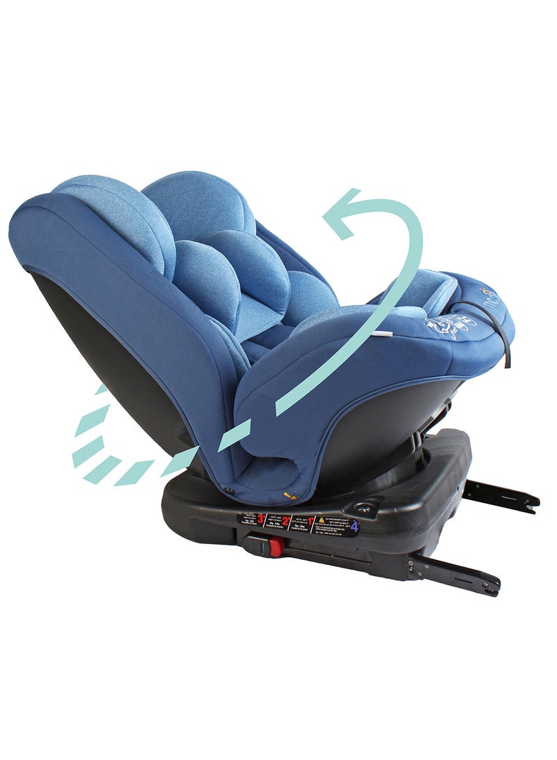 Rover -Baby/Infant Car seat Group:(0+,1,2,3) (0-12 years) 360° Rotate - Blue