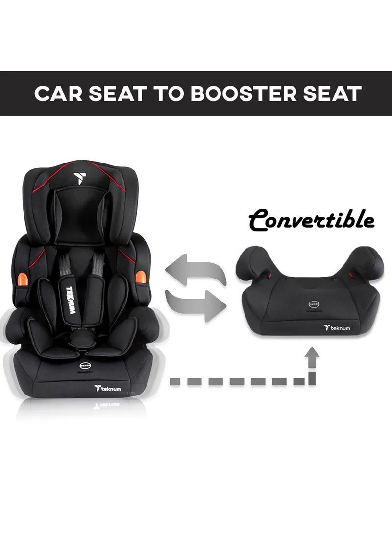Baby Nova Extendable Booster Car Seat 9 Months+ Black