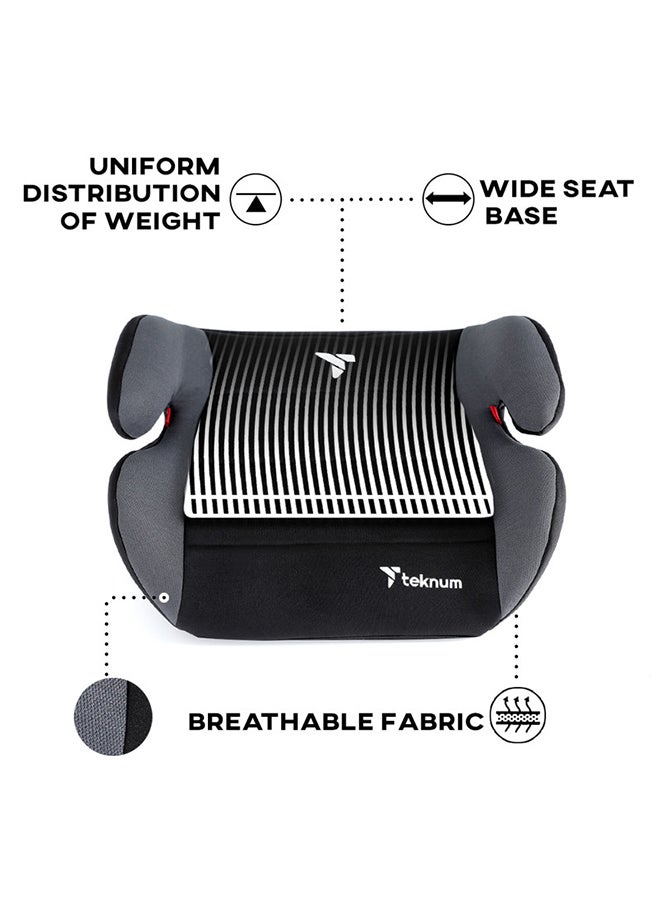 Car Seat Booster Pluto 4 - 12Yrs Black