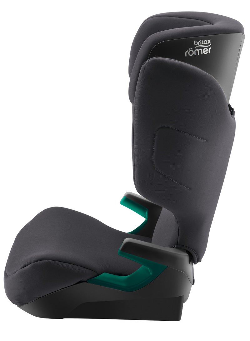 Britax Adventure Plus 2 Car Seat Easy Adjustable And Ergonomic Headrest - Midnight Grey