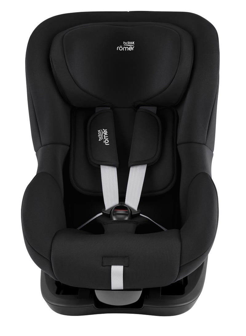 King Pro Car Seat With 5-Point Harness - Space Black (Max Capacity - 20 Kg)