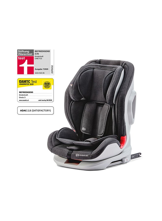 Car Seat Oneto3 With Isofix System Black, 0 2 Months