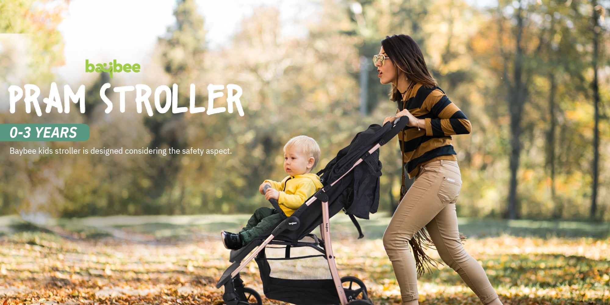 Infant Baby Pram Stroller for Newborn Babies with Aluminium Frame 3 Position Adjustable Seat Canopy Bassinet Large Wheels Baby Stroller for Baby Toddlers 0 to 3 Years Boy Girl Grey