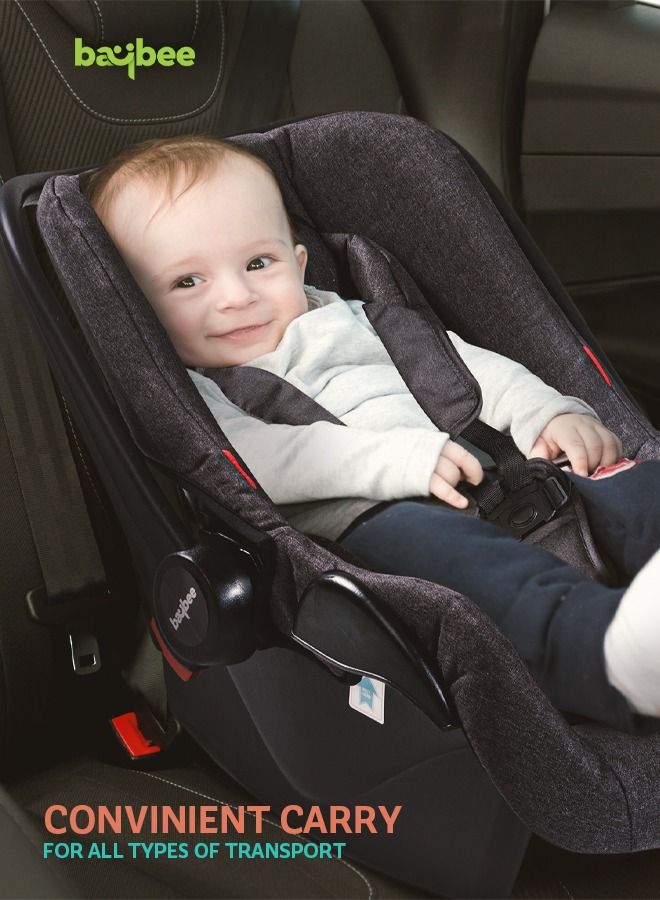 Baybee Convertible Baby Pram Stroller with Car Seat Combo Baby Stroller with Metal Frame Bassinet 3 Position Adjustable Seat Canopy Travel System Stroller For Baby Toddlers 0-3 Years Boys Girls Blue