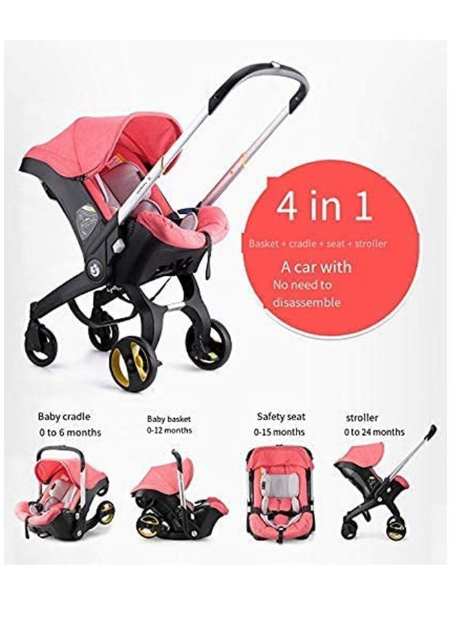 Newborn BABY Stroller Car Seat Two-way Baby Carrier Rocking Chair Cradle Four-in-one Portable Stroller