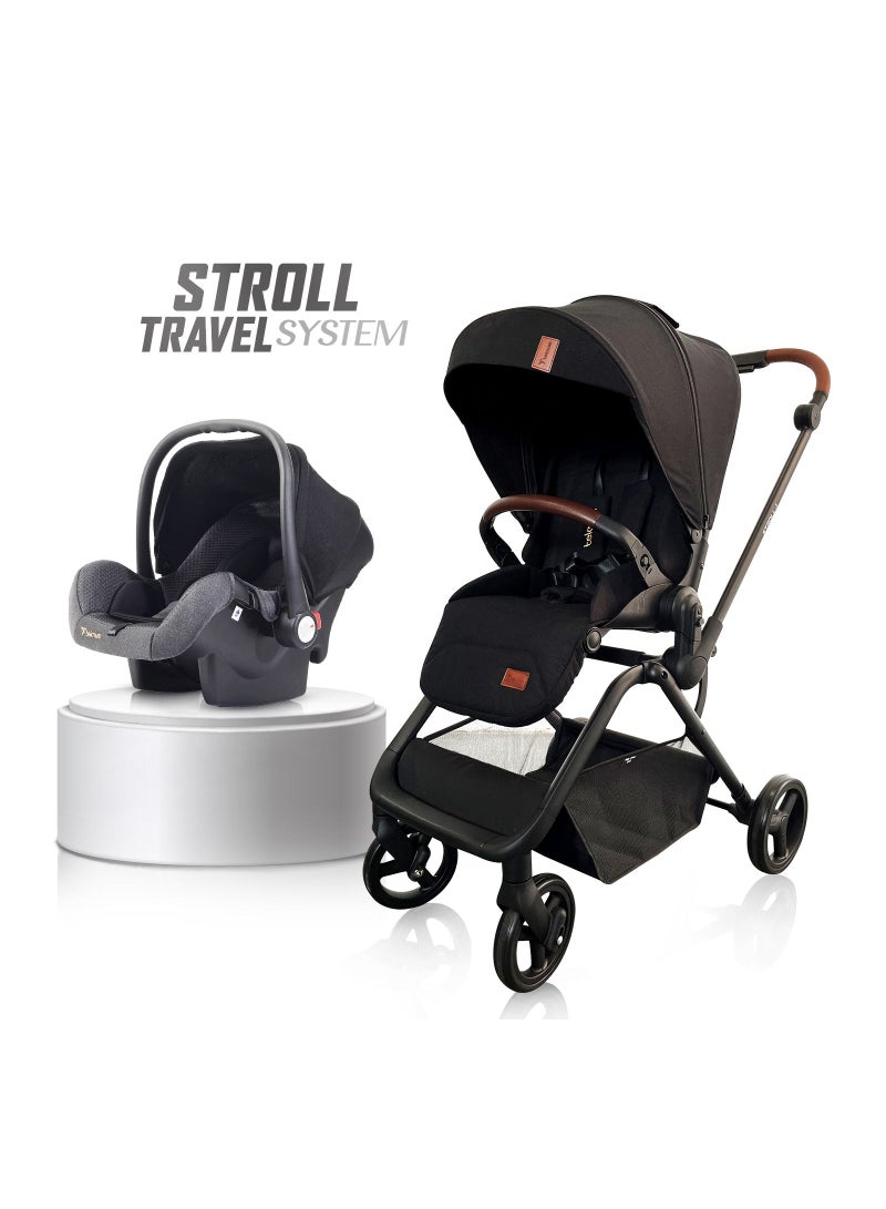 Stroll - 1 Travel System With Teknum Stroll, 0 - 4 Years, Upto 22Kg - Black