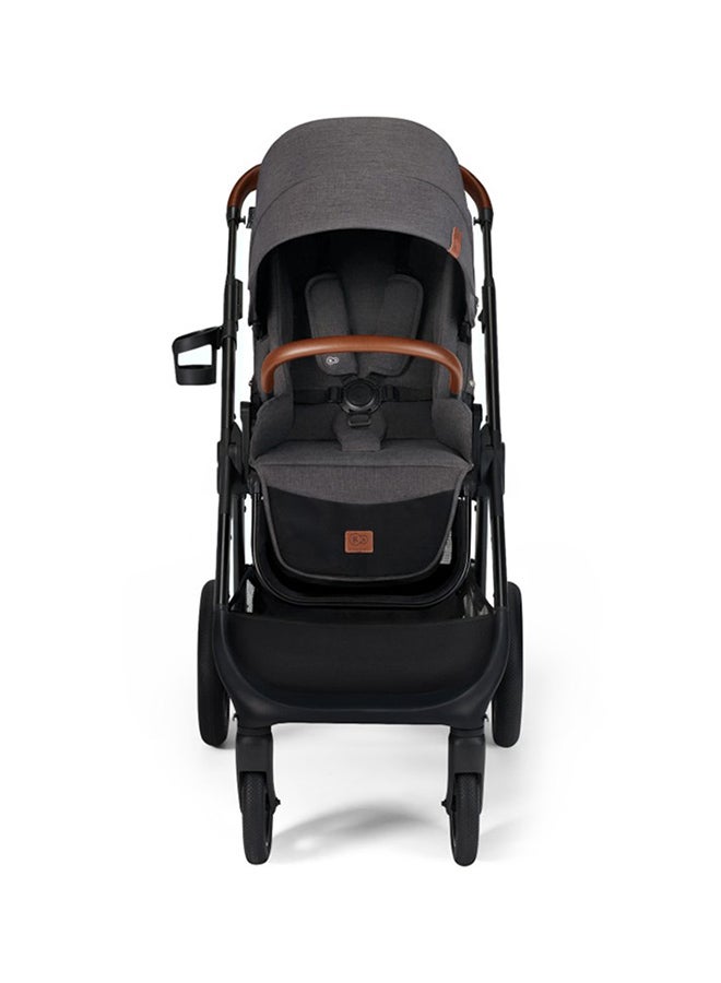 Multifunctional Pushchair 2In1 Everyday, Baby Pram, With Xl Carrycot, For All Terrain, Waterproof Upf50+ Material, Foldable, Easy To Transport, Practical Accessoires, Up To 22Kg - Dark Grey