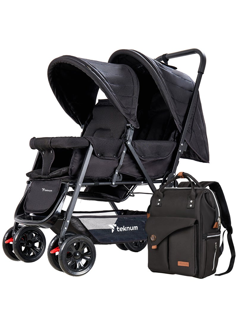 Double Stroller Combo - Black