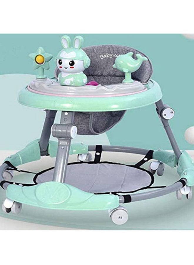 Anti-Rollover Folding Toddler Walker