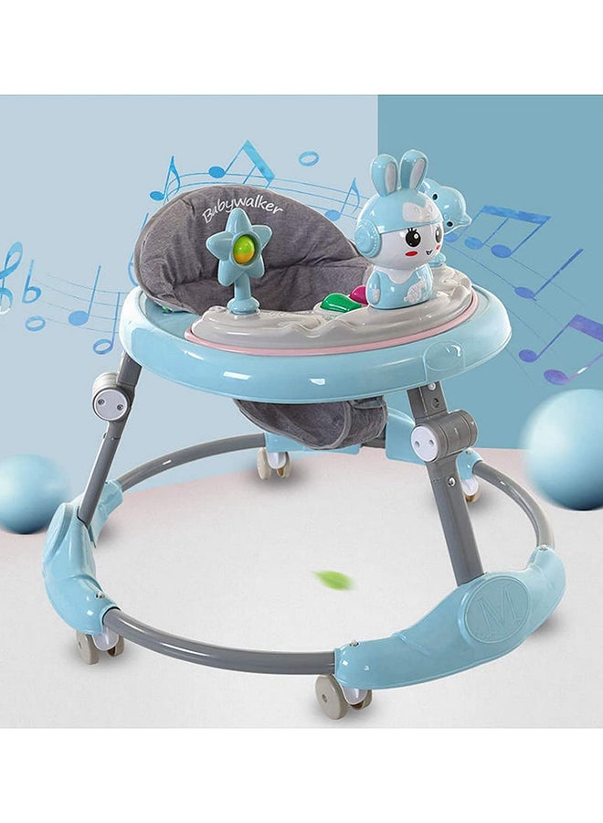 Anti-Rollover Folding Toddler Walker