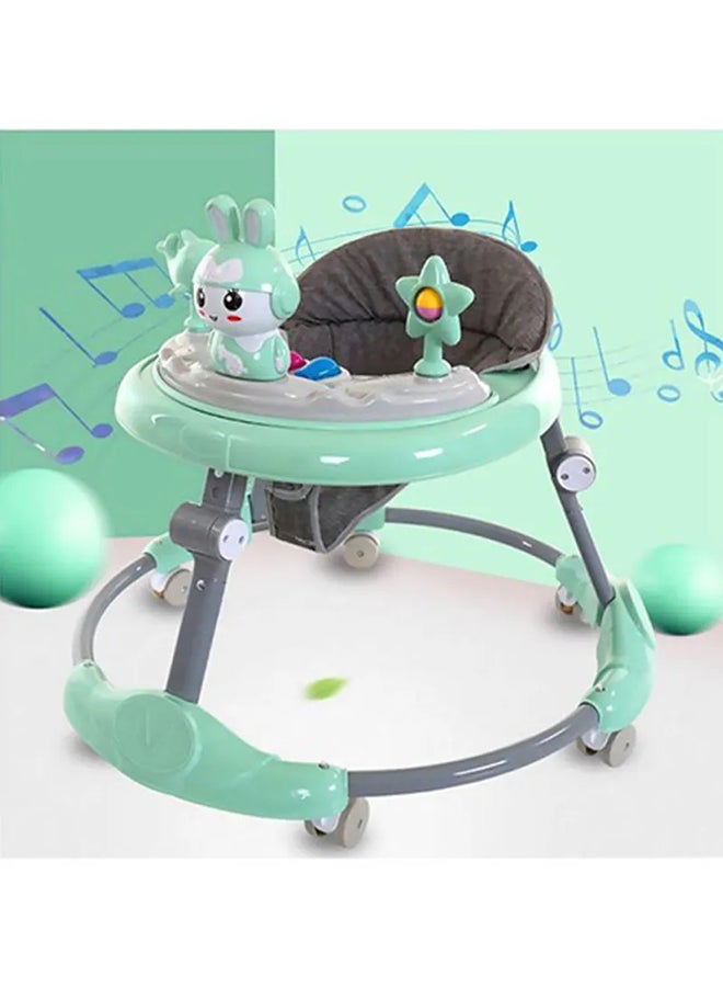 Baby Push Walker With Handle Adjustable Height Baby Walker With Push Handle, 360 Degree Rotating Wheels