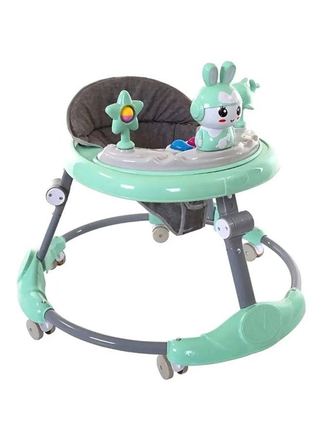 Baby Push Walker With Handle Adjustable Height Baby Walker With Push Handle, 360 Degree Rotating Wheels