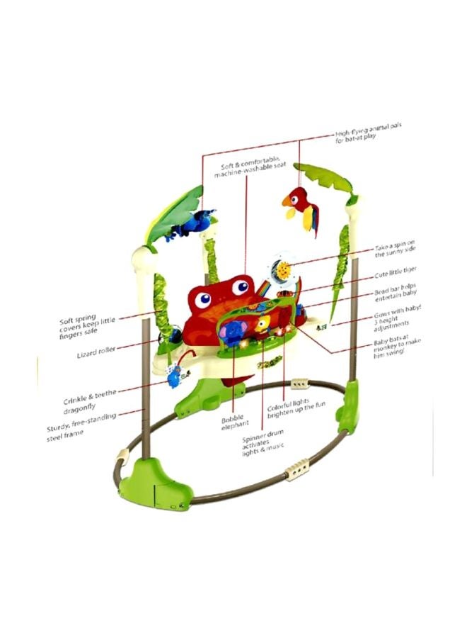 Adjustable Musical Baby Walker With Jumper
