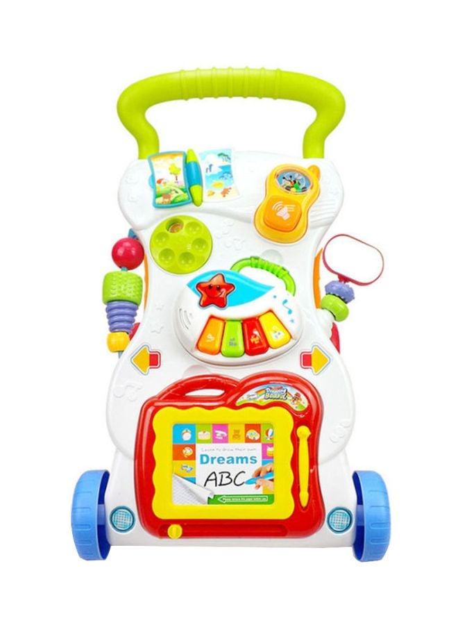 4-In-1 Multifunctional Baby Musical Walker, Smooth-Rolling Wheels, Anti-Tipping, Easy-To-Operate Handle, 9-12 Months