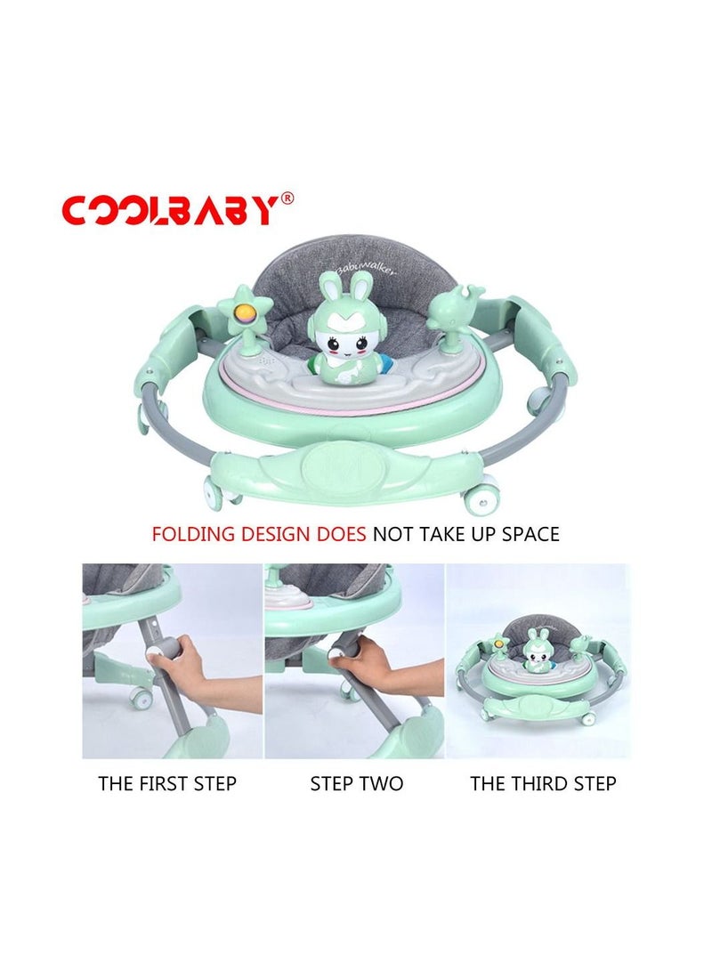 Baby Walkers O Leg Anti Rollover Trolleys Baby Can Sit On Adjustable Walkers