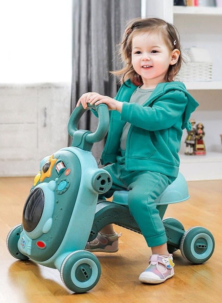 COOLBABY Baby Walker Stroller Children's Three-in-One Multi-purpose Walker Stroller Baby Stroller Can Ride A Balance Bike Kid's Scooter  pink