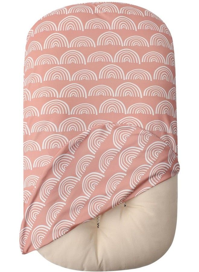 Baby Lounger Cover Soft Cotton Slipcover Fits Newborn Lounger For Baby Boys And Girls (Rainbow)