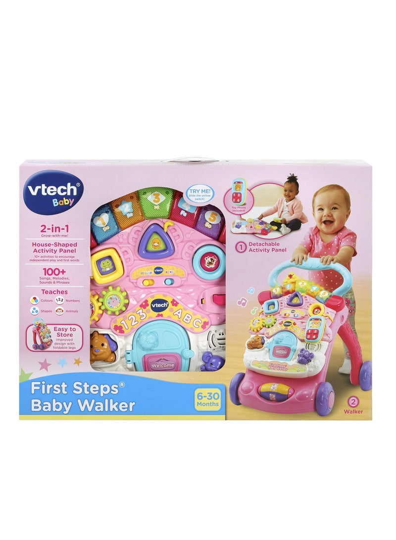 VTech First Steps Baby Walker - Pink