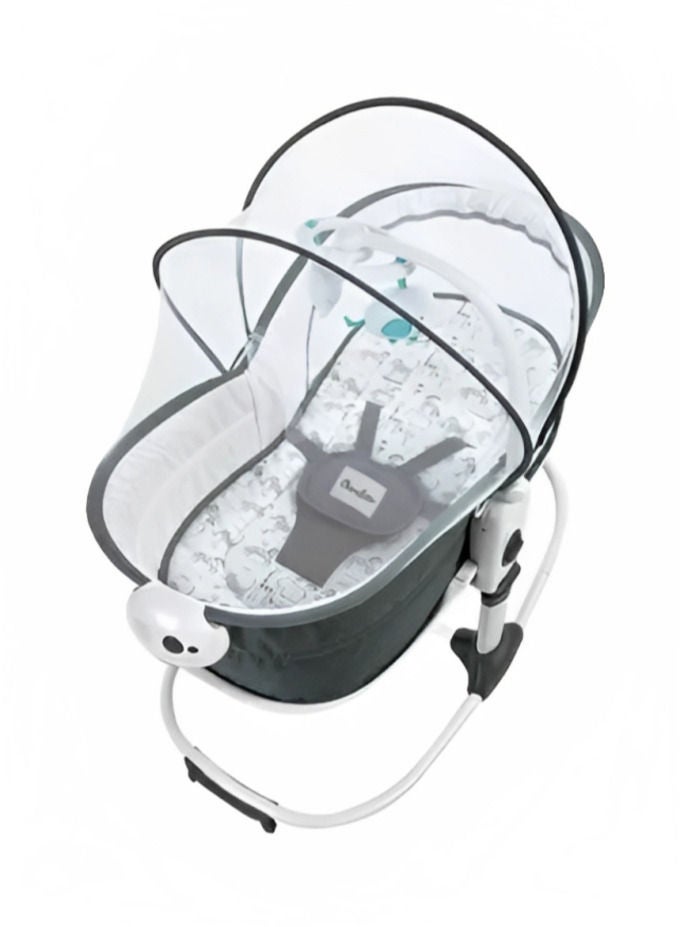 Baby Rocker Deluxe 6 In 1 Rocking Bassinet Multifunctional Bassinet For Newborn Boy Girl For The Age 0 To 12 Month