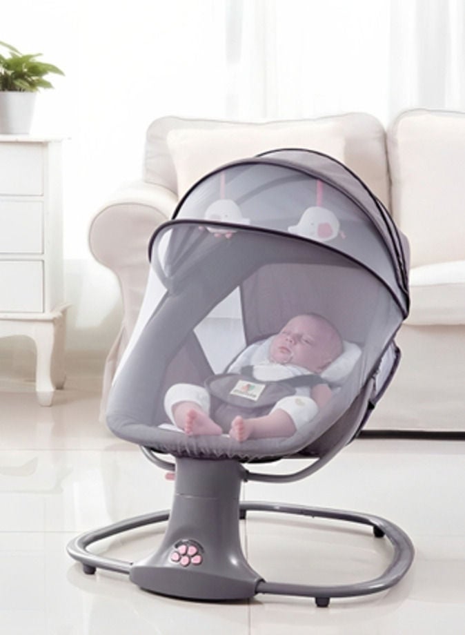 3 In 1 Deluxe Multi-Functional Baby Bassinet With Integrated Mosquito Net