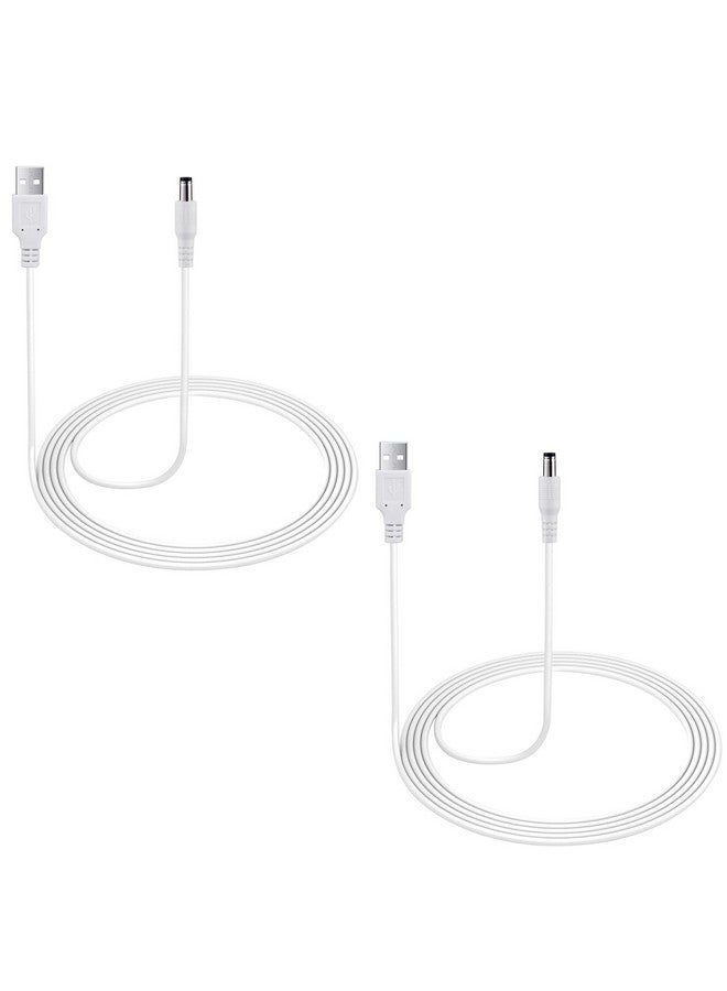 2Pack Power Cord For Graco Simple Sway Duetsoothe Duetconnect Lx Duoglider Glider Lx 5V Charging Cable For Nova Baby Swing 6.5 Ft