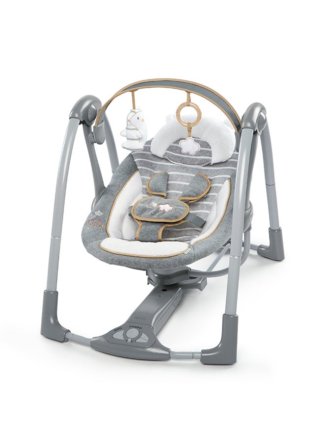 Boutique Collection Swing n Go Portable Swing - Bella Teddy