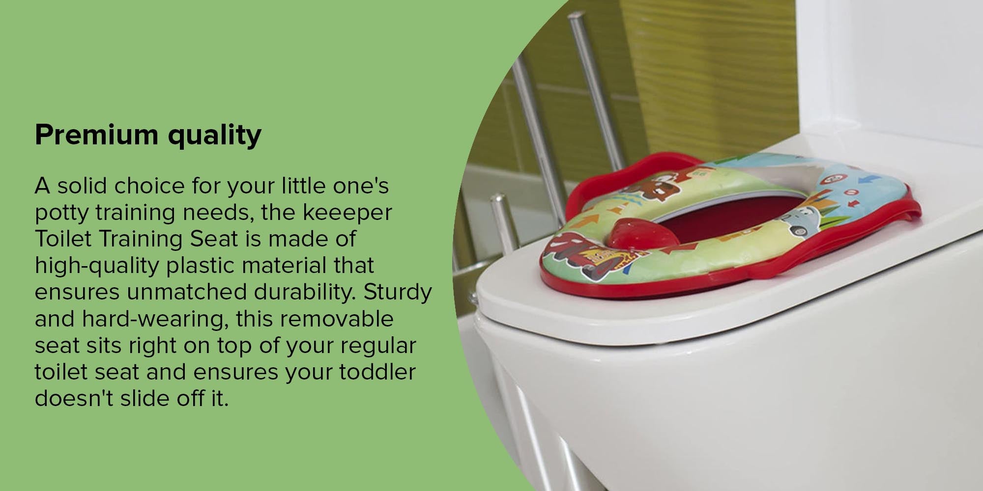 Cars Toilet Training Seat, 12-18 M - Red/Green/Blue Assorted