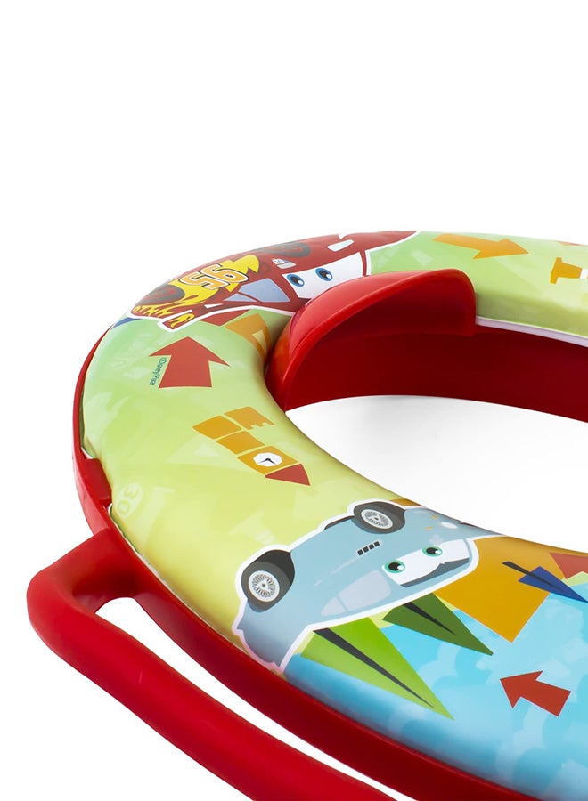 Cars Toilet Training Seat, 12-18 M - Red/Green/Blue Assorted