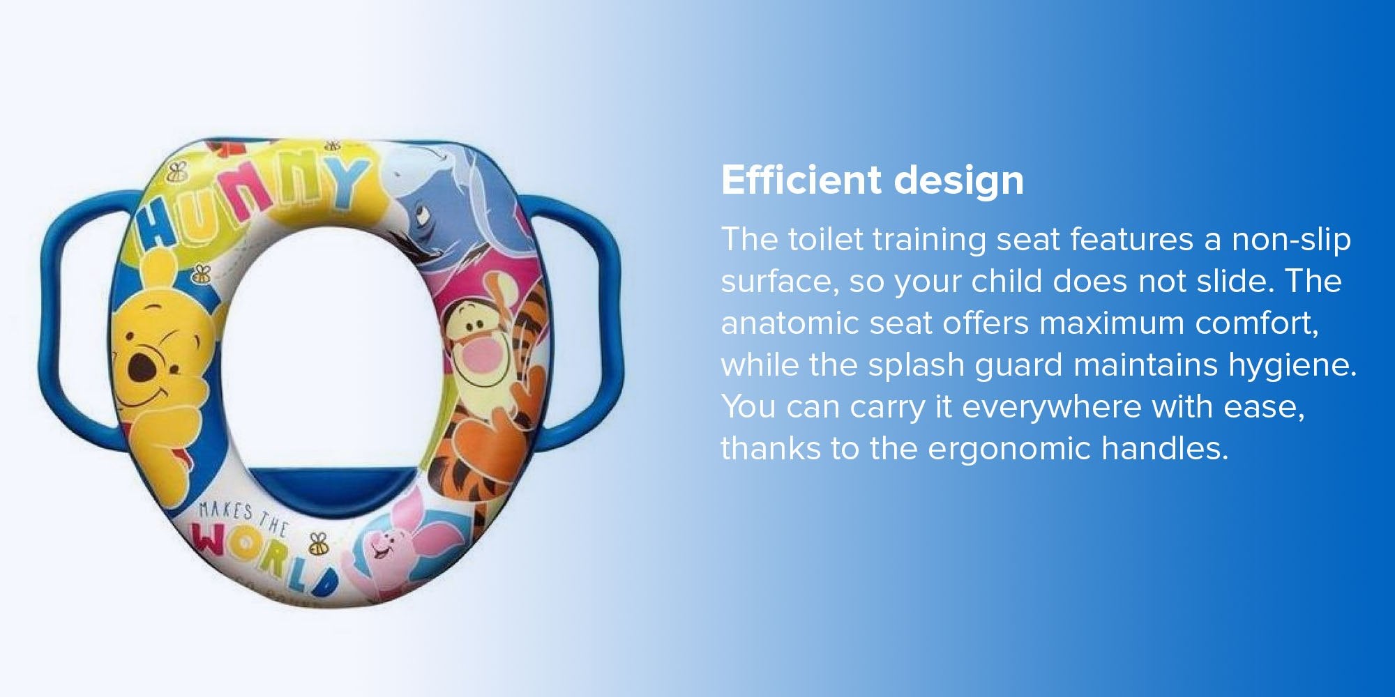 Winnie The Pooh Toilet Training Seat, 12-18 M - Multicolour