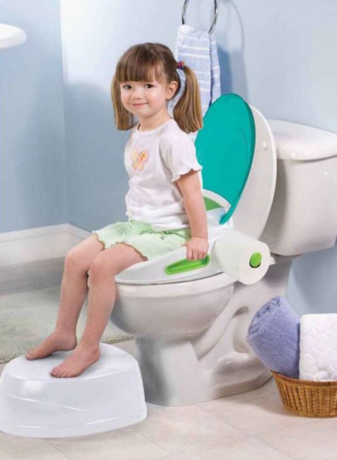 Step-By-Step Potty Trainer - White/Teal/Green