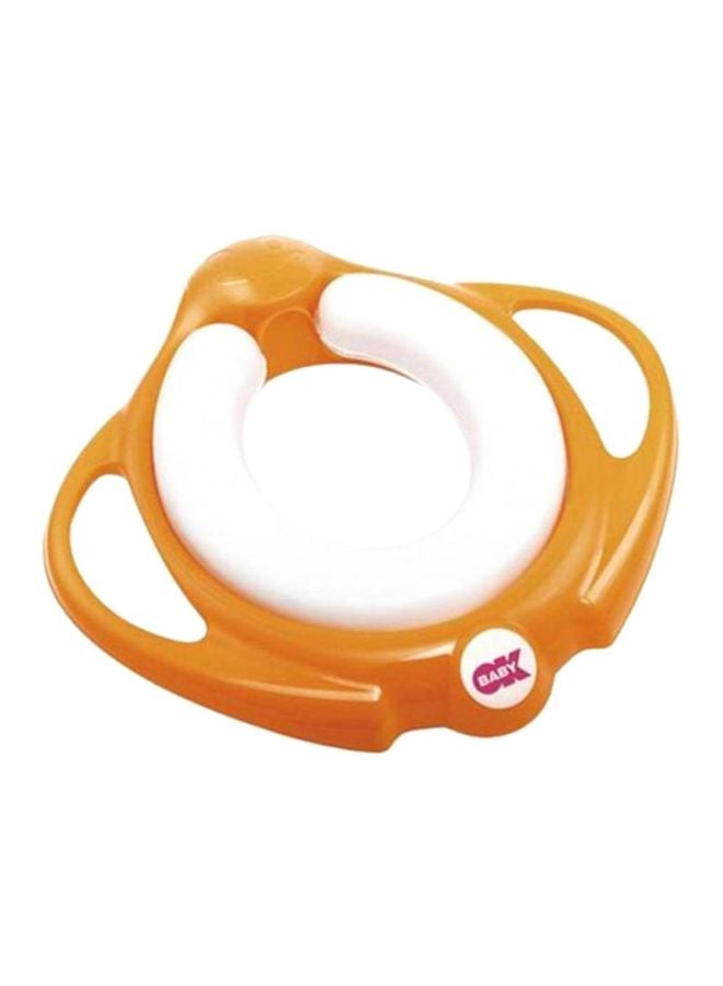 Pinguo Soft Toilet Training Seat - Orange/White