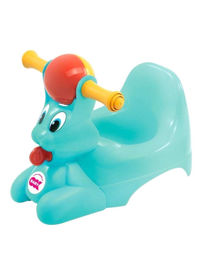 Spidy Rabbit Potty - Turquoise