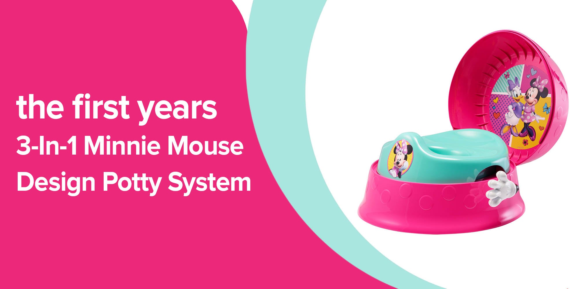 3-In-1 Minnie Mouse Design Potty System