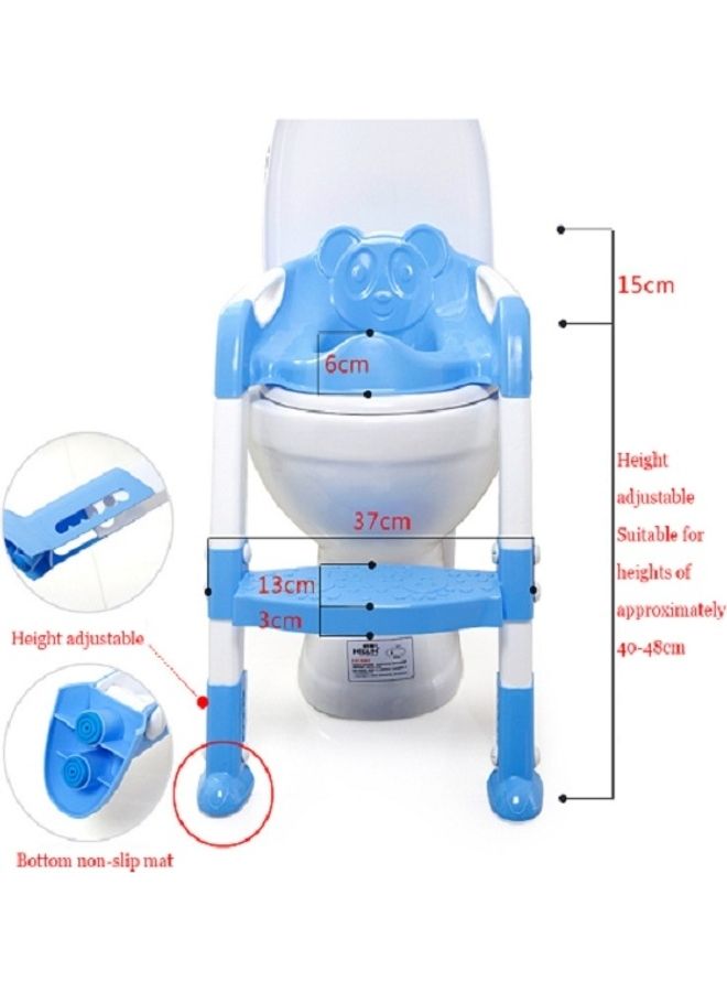 Baby Potty Toilet Chair Training Seat With Adjustable Ladder Infant Anti Slip Folding Toilet Trainer Safety Seats