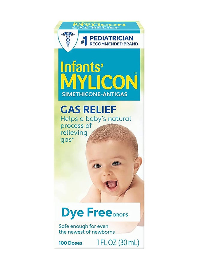 Infants Gas Relief Drops For Infants And Babies, Dye Free Formula, 1 Fluid Ounce