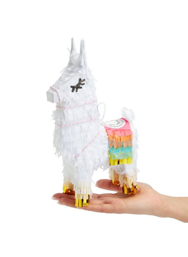 3 Pack Of Mini Llama Pinatas For Birthday Celebration Cinco De Mayo Fiesta Decorations Animal Themed Party Supplies Party Favors Easy To Fill (10.5X5X2 Inches)