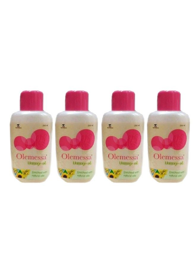 Olemessa Baby Massage Oil 200Ml Pack Of 4