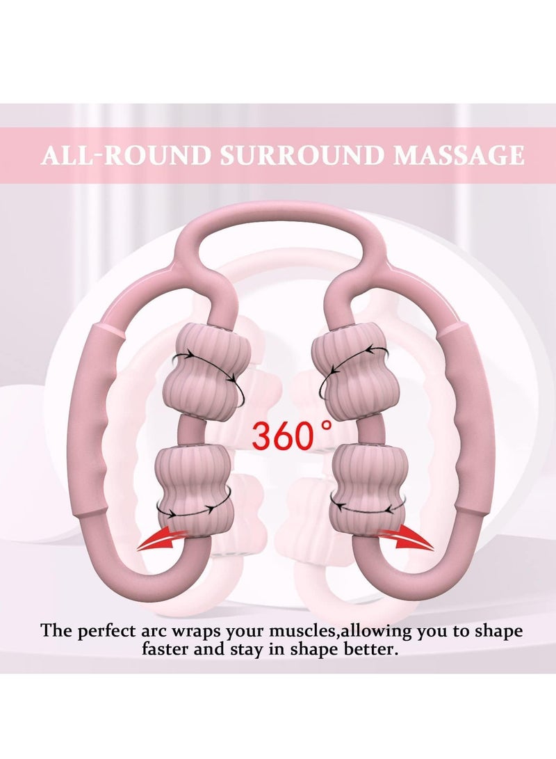 Cellulite Massager Roller, Manual Muscle Massager Roller Ring Multi-functional Leg Beautifier for Leg, Trigger Point Massage Roller for Legs, Neck and Buttocks, Relieve Muscle Soreness